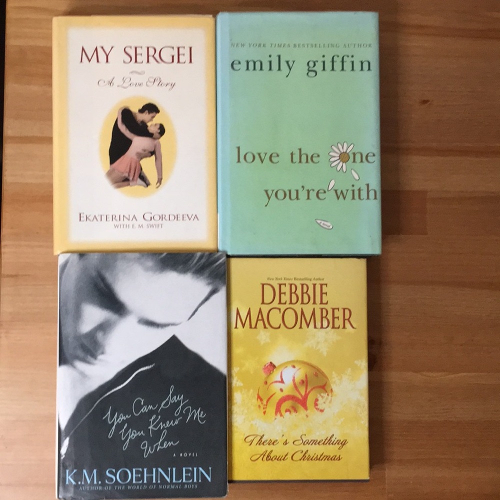 4 books : Emily Griffin - Debbie Macomber - Gordee
